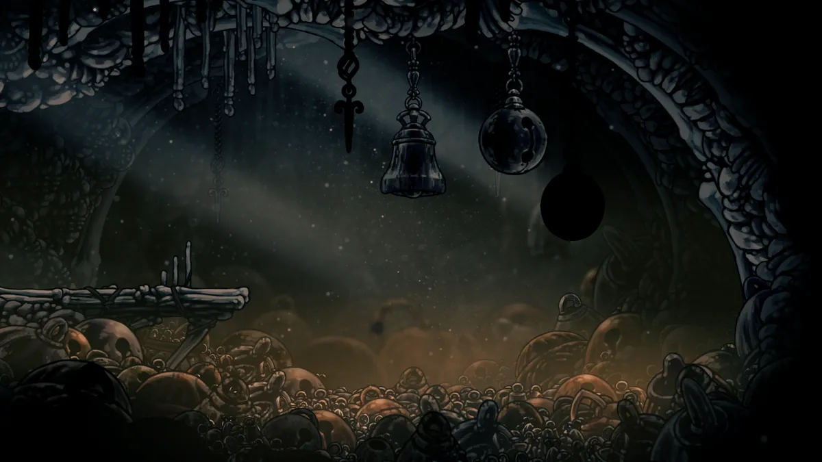 Pharloom Bonebottom area in Hollow Knight Silksong